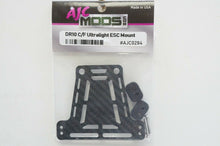 Load image into Gallery viewer, AJCMods Carbon Fiber Ultralight ESC Mount Plate for Associated DR10 NPRC Drag