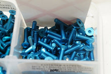 Load image into Gallery viewer, Premium M3 Bleu Aluminium Vis pour RC Voiture - 10pc Métrique Bouton Tête &