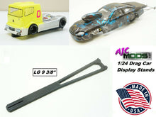 Load image into Gallery viewer, 1/24 Scale Drag Slot Car Display Stands, Work Bench (Large 9" Long Model)