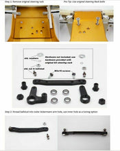 Load image into Gallery viewer, Amélioration HD Roulement Direction Rack - Équipe Associé RC10 Doré Pan Buggy