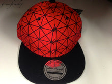 Load image into Gallery viewer, Spider web snapback caps, mens, ladies, youth flat peak baseball fitted hats