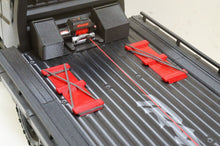 Load image into Gallery viewer, Low Profile Bed Wheel Chock (drive-over) straps for Traxxas TRX-6 Flatbed Hauler