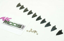 Load image into Gallery viewer, AJC Mods Arched Roof Spoiler Shark Fin Set for 1/10 NPRC RC Car Drag Racing DR10