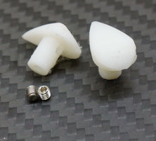 Load image into Gallery viewer, Lágrima Ala Botones para Equipo Asociados RC10 Goldpan Buggy Vintage Blanco /