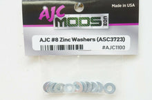 Load image into Gallery viewer, Ajc Mods #8 Zinc Rondelle (10pc) Rimpiazza Associati 3723 Vintage Parte