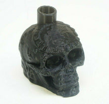 Load image into Gallery viewer, Mayen Death Sifflet Crâne Noir ! Très Loud! Aztèque Fabriqué En USA Effrayant 3D