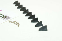 Load image into Gallery viewer, AJC Mods Arched Roof Spoiler Shark Fin Set for 1/10 NPRC RC Car Drag Racing DR10