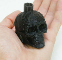 Load image into Gallery viewer, Mayen Death Sifflet Crâne Noir ! Très Loud! Aztèque Fabriqué En USA Effrayant 3D