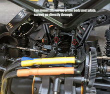Load image into Gallery viewer, Upgrade Motor Cooling Fan Mount (30x30) For Losi 22s 69 Camaro NPRC RC Drag Car