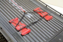 Load image into Gallery viewer, Low Profile Bed Wheel Chock (drive-over) straps for Traxxas TRX-6 Flatbed Hauler