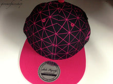 Load image into Gallery viewer, Spider web snapback caps, mens, ladies, youth flat peak baseball fitted hats