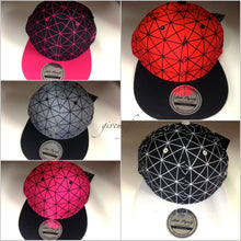 Load image into Gallery viewer, Spider web snapback caps, mens, ladies, youth flat peak baseball fitted hats