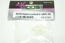Load image into Gallery viewer, Blanc Nylon Écrou de Blocage pour Associé RC10,B2,B3 (ASC6222) 4-40 x 5-50 8pc