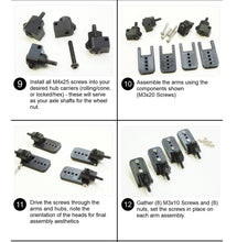 Load image into Gallery viewer, Rijex 1/10 Scale RC Drift Car Chassis Roller for Displaying Bodies