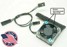 Load image into Gallery viewer, Motor Cooling Fan Mount w/ Protek Fan (30x30mm) Associated Pro SC10, SR10, DB10