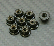Load image into Gallery viewer, Noir M4 Nyloc Écrou de Roue (4mm) 1/10 RC Voiture Traxxas Slash Nprc Drag (8pc)