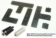 Load image into Gallery viewer, 80/20 Aluminio Enmarcado Extrusión 3D Estampado Partes 10.2x2.5cm Topes, Tapas [