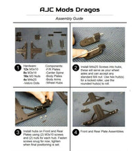 Load image into Gallery viewer, Dragos RC Car Display Roller Chassis NPRC No Prep Drag Racing 1/10 Scale Bodies