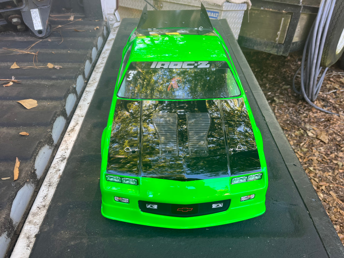 Carbon FIber Upgrade High Downforce Rear Wing Proline IROC-Z NPRC Body ...