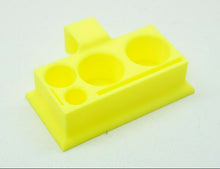 Load image into Gallery viewer, 1/24 Scale Slot Car Trackside Pit Caddy for tires, sauce, flags, slots (YELLOW)
