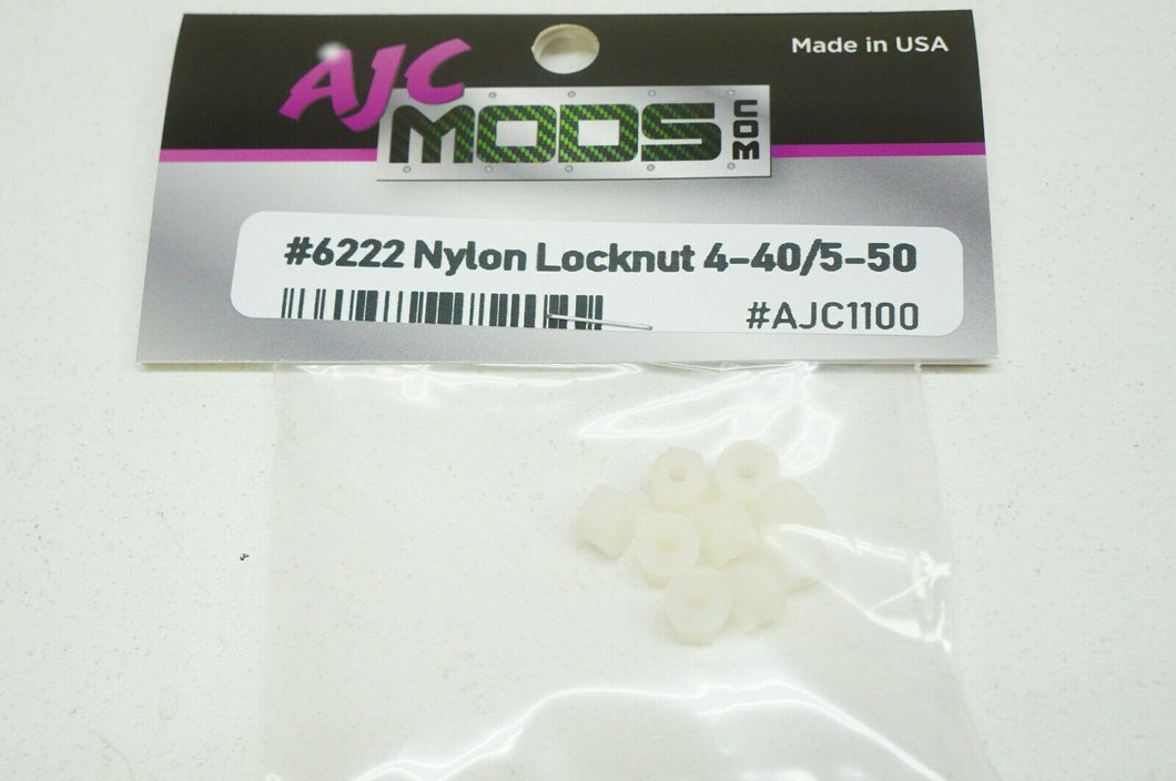 Replacement Nylon Locknut for Associated RC10, B2, B3 (ASC6222) 4-40 x 5-50 8pc
