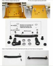 Load image into Gallery viewer, Amélioration HD Roulement Direction Rack - Équipe Associé RC10 Doré Pan Buggy
