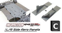 Load image into Gallery viewer, Carbon Fiber Left/Right Side Aero Panels for Arrma 1/8 Infraction 3s &amp; Mega RC
