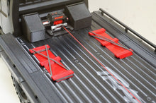 Load image into Gallery viewer, Low Profile Bed Wheel Chock (drive-over) straps for Traxxas TRX-6 Flatbed Hauler
