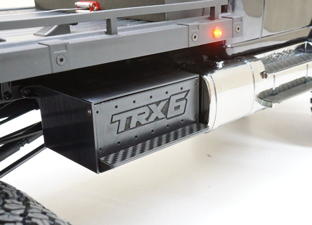 Functional Side Storage Box Compartment Upgrade For Traxxas TRX-6 Flatbed Hauler