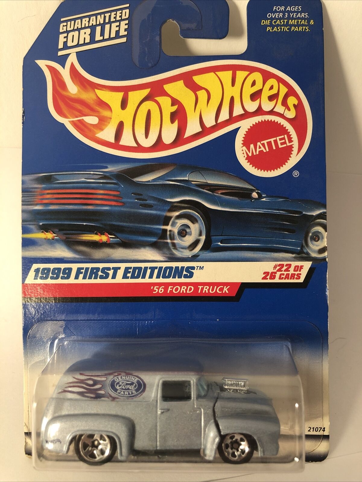1999 Hot Wheels '56 Ford Truck First Editions 22/26 - Card #927