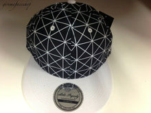 Load image into Gallery viewer, Spider web snapback caps, mens, ladies, youth flat peak baseball fitted hats
