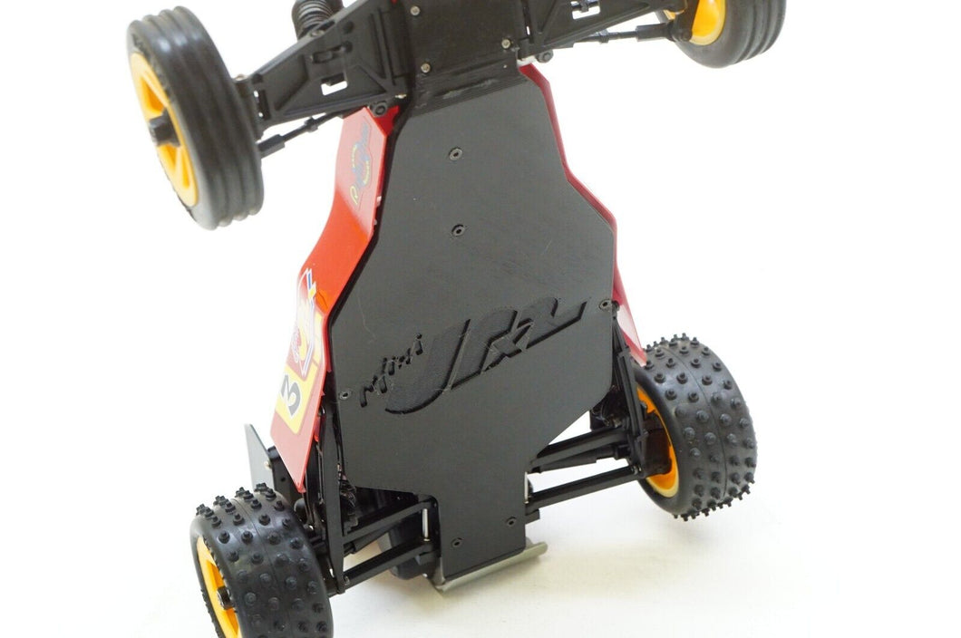 AJCMods Chassis Skin Protector Upgrade w/ Logo for 1/16 Losi Mini JRX2 2wd Buggy