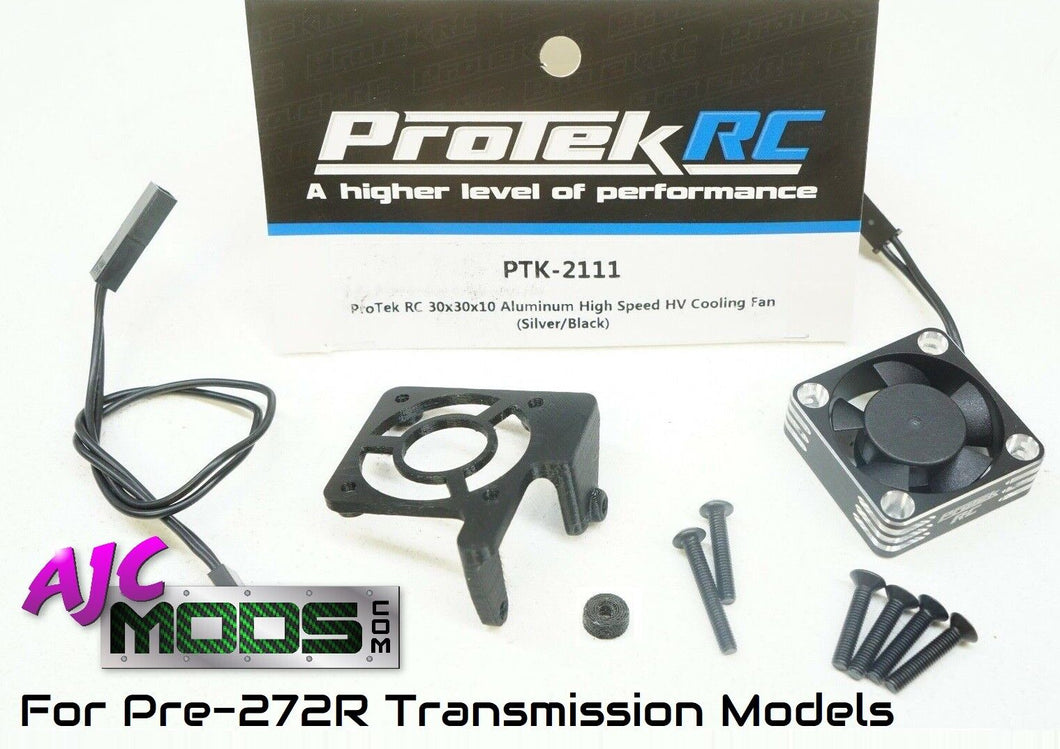 Motor Cooling Fan Mount For Traxxas Slash 2wd Truck, Rustler, Bandit +ProTek Fan