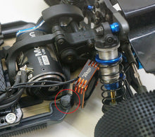 Load image into Gallery viewer, Team Associated B6.2 B6.3 Angled Fan Mount 30x30 Motor Cooling Upgrade SC6.2 T6
