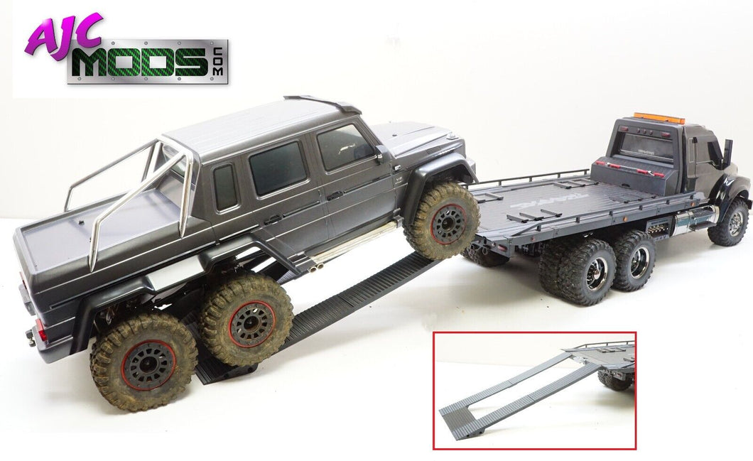 Functional Drive-Up Car Ramp Loading System For Traxxas TRX-6 Flatbed Hauler
