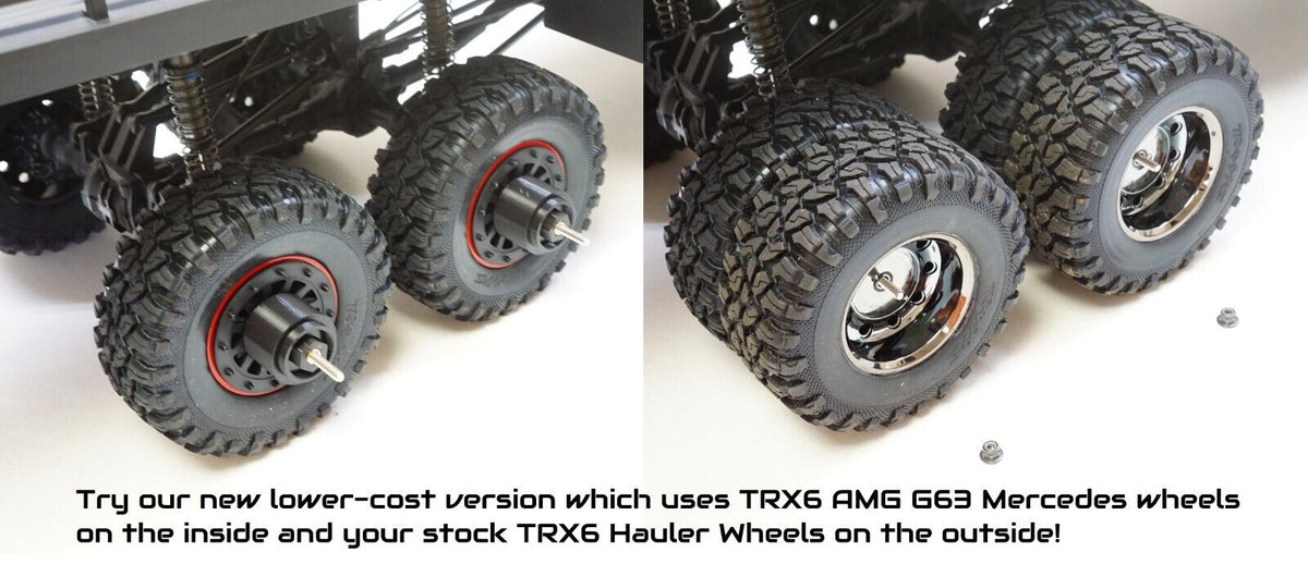 Dually Conversion Kit For Traxxas TRX-6 Flatbed Hauler - Ultimate 10-W ...