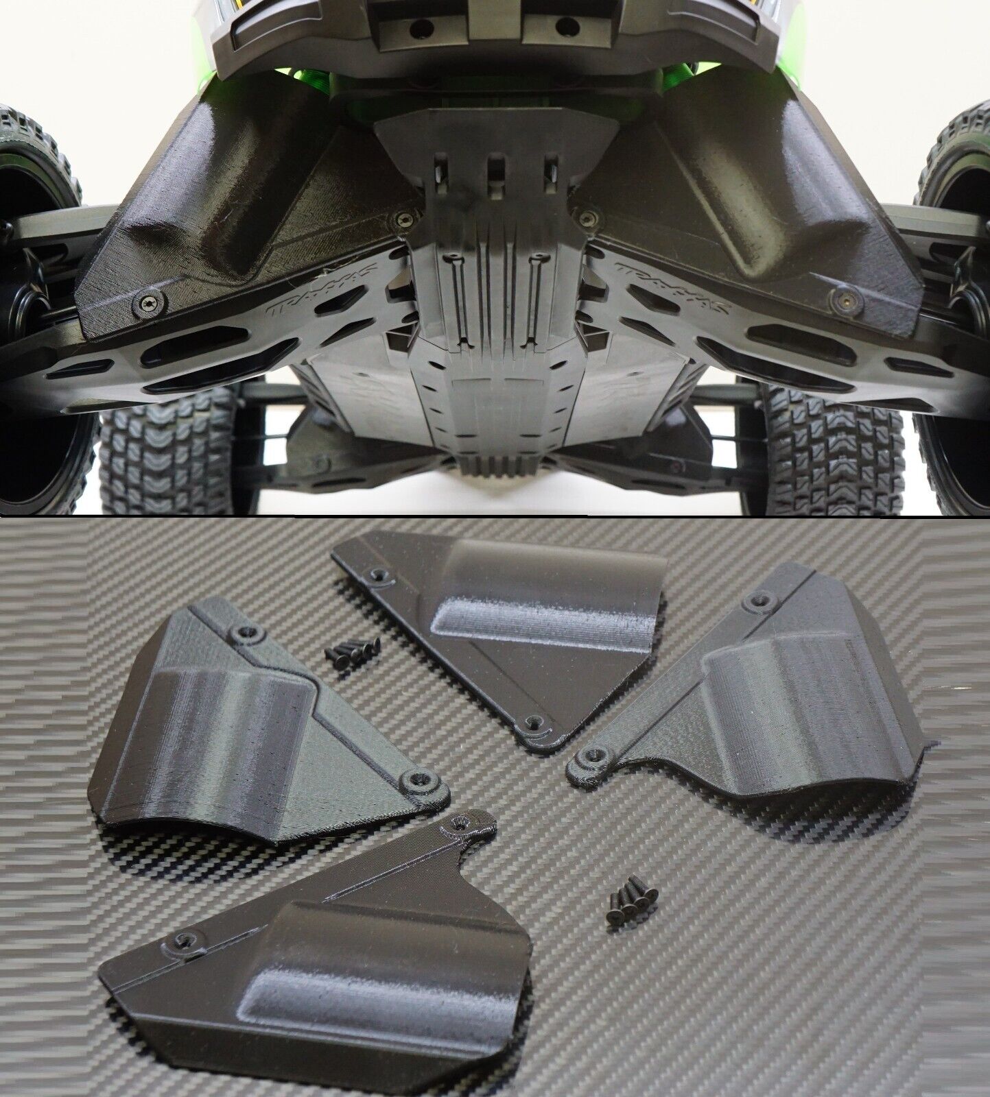 Mud Guard Shock Protector Plates for Traxxas XRT 8s Truck Upgrade