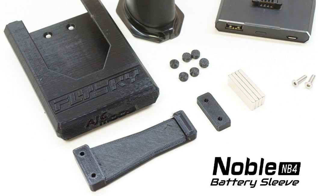 Upgrade Battery Protector Sleeve w/ belt clip for FlySky Noble NB4 Transmitter