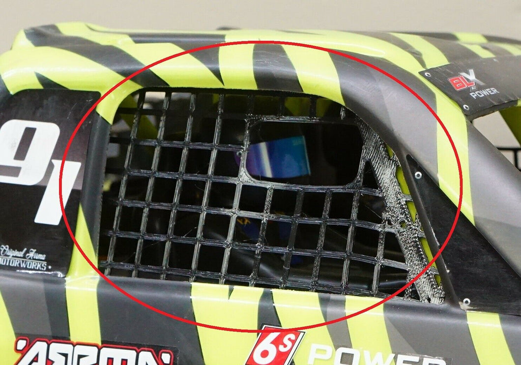 Rubber Window Nets Upgrade for ARRMA Mojave 6s Left/Right Sides