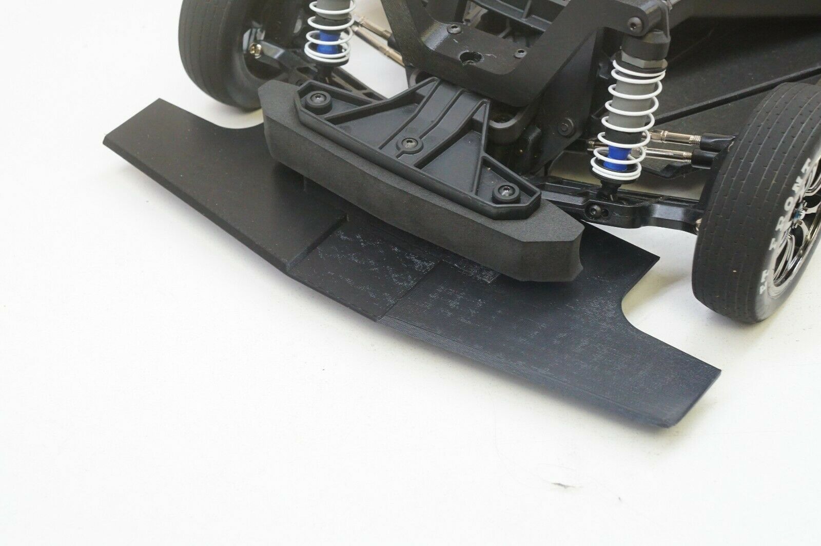 2 Pezzi Relocator Ammortizzatore Posteriore Verticale Per 1/10 RC Traxxas Slash 1967 C1 Drag Truck