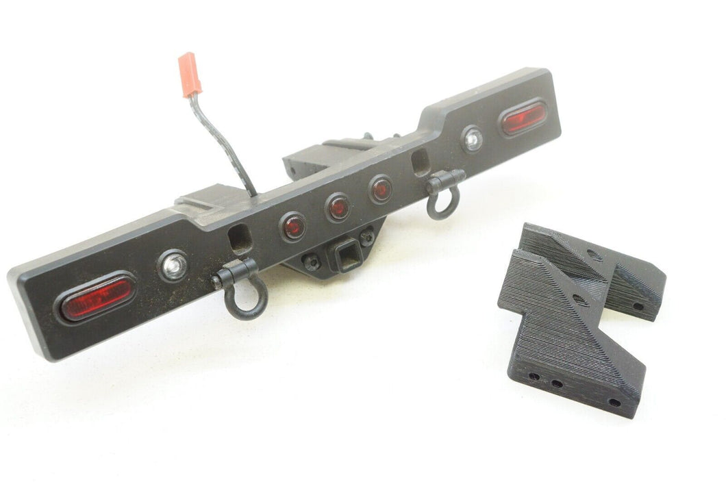Heavy Duty Hitch Receiver Block No Flex Support Bracket for Traxxas TRX6 Hauler
