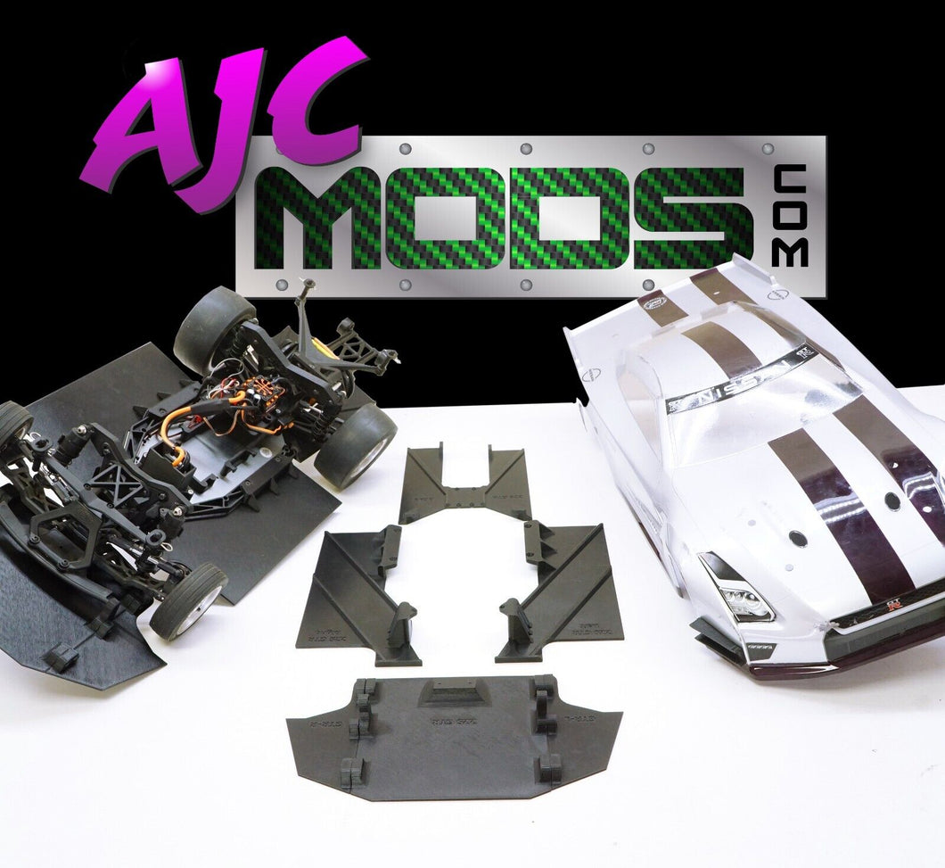 Aero Downforce Ground Effects Kit for Losi 22s Drag Car & Protofrom GTR R35 Body