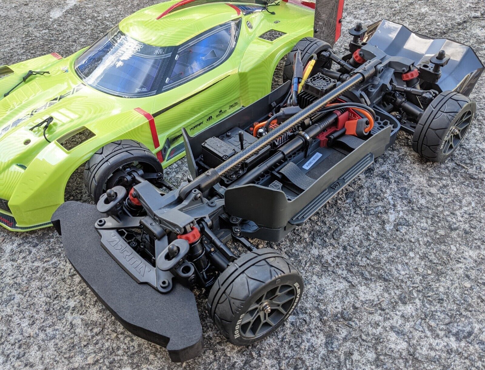 Carbon Fiber Center Brace Spine Stiffener Upgrade for Arrma