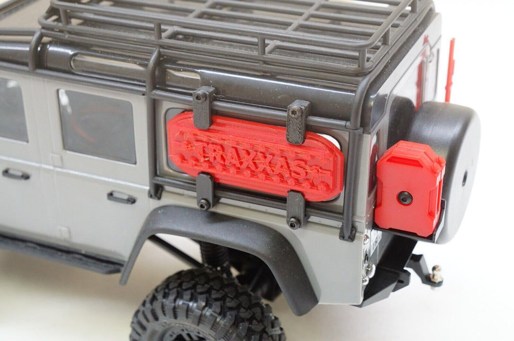 Set Tavolo Da Campeggio In Metallo Per RC Crawler TRX4M Defender. Accessorio Di Dettaglio Perfetto!