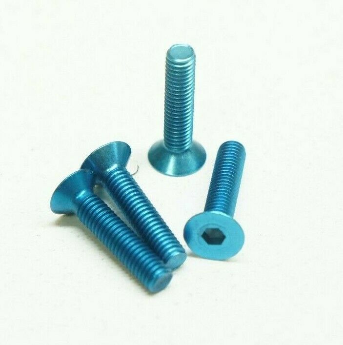 4x M3x14 Testa Piatta Alluminio Viti (per 30x30 Ventola Supporto)
