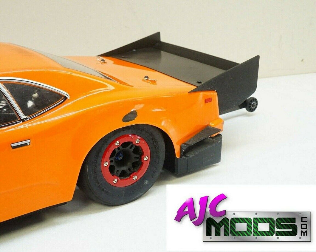 AJC Mods Upgrade High Downforce Rear Wing for Associated DR10 1/10 NPRC Drag Car