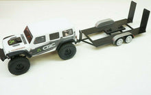 Load image into Gallery viewer, RC Boat &amp; Truck Trailer for Axial SCX24 Crawler 1/24 scale Car Hauler Scale
