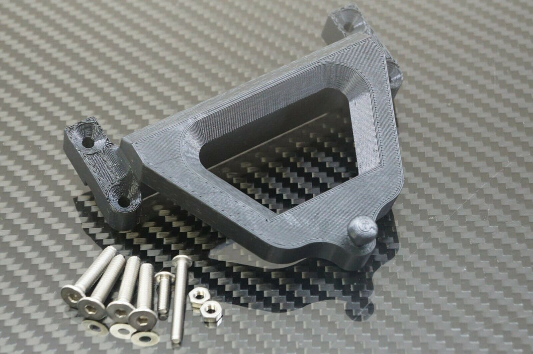 AJCMods Trailer Hitch Receiver & Ball - SCX6 1/6 Scale Crawler Jeep JLU Wrangler