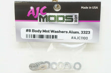 Load image into Gallery viewer, AJCMods #8 Aluminium Karosseriehalter Unterlegscheiben (12pc) für Vintage RC10

