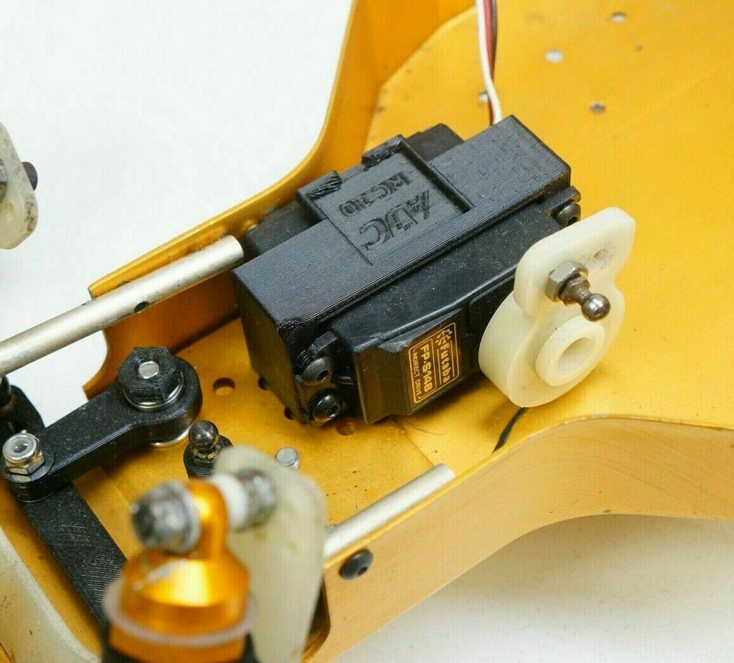 Upgrade One-Piece Servo Mount for Associated RC10 Gold Pan Buggy /Mylaps Holder